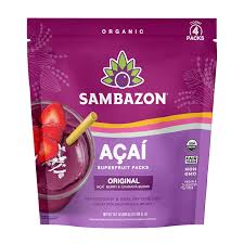 Sambazon Organic Acai Smoothie Packs 12-3.5 oz