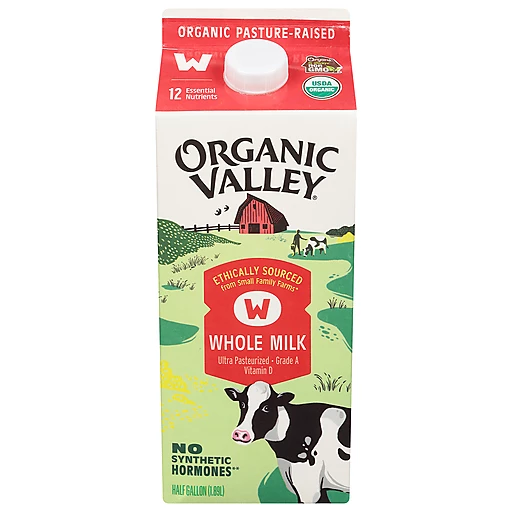 Organic Valley Whole Milk 64 oz
