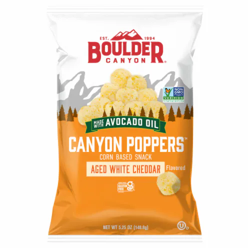 Boulder Canyon White Cheddar Poppers 16 oz