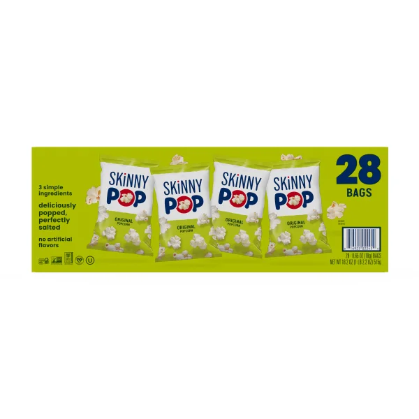 Skinny Pop Popcorn Multi Pack 28 ct