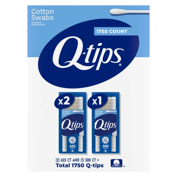 Q-Tips Cotton Swabs 1750 ct