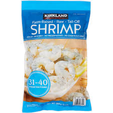 Kirkland Signature 31-40 ct Raw Shrimp Farm Raised 2 lbs