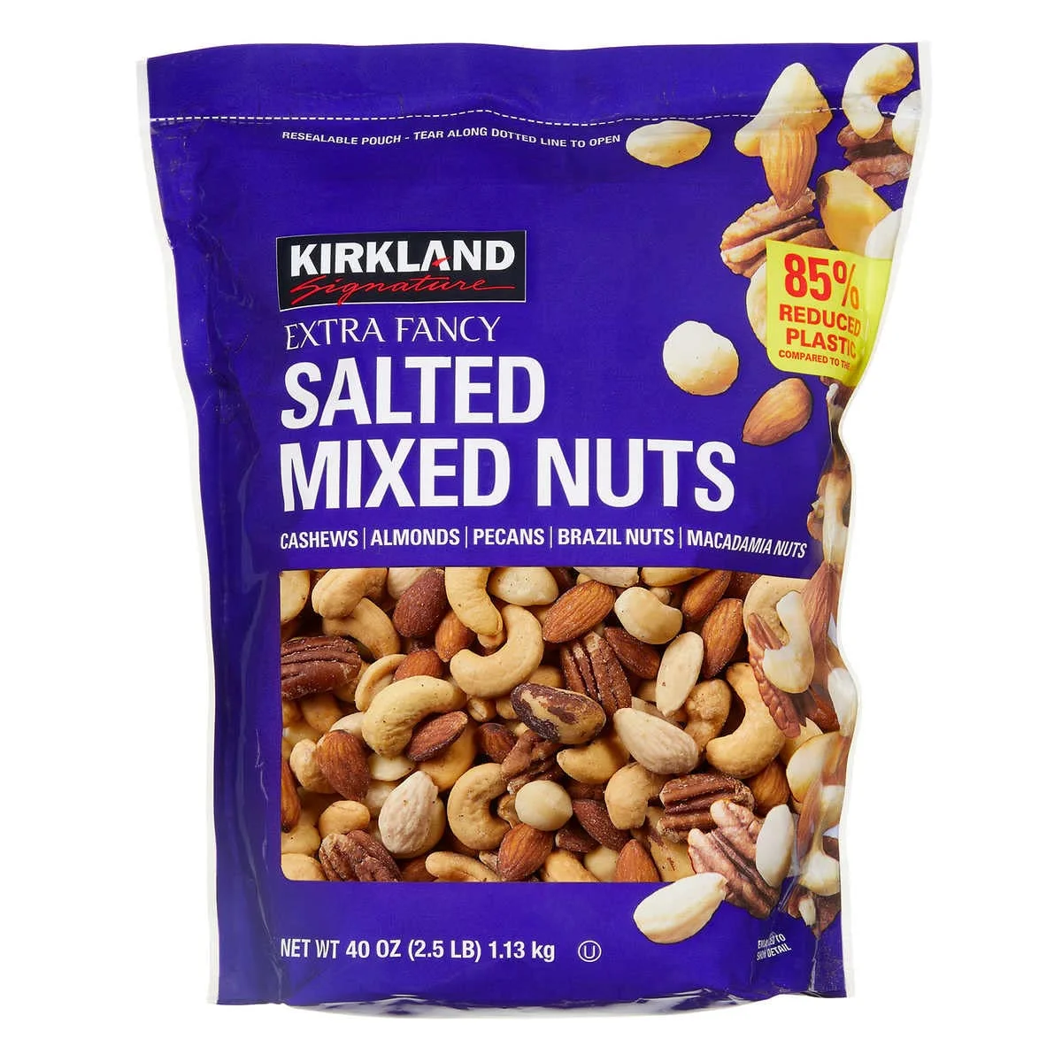 Kirkland Signature Fancy Salted Mixed Nuts 40 oz