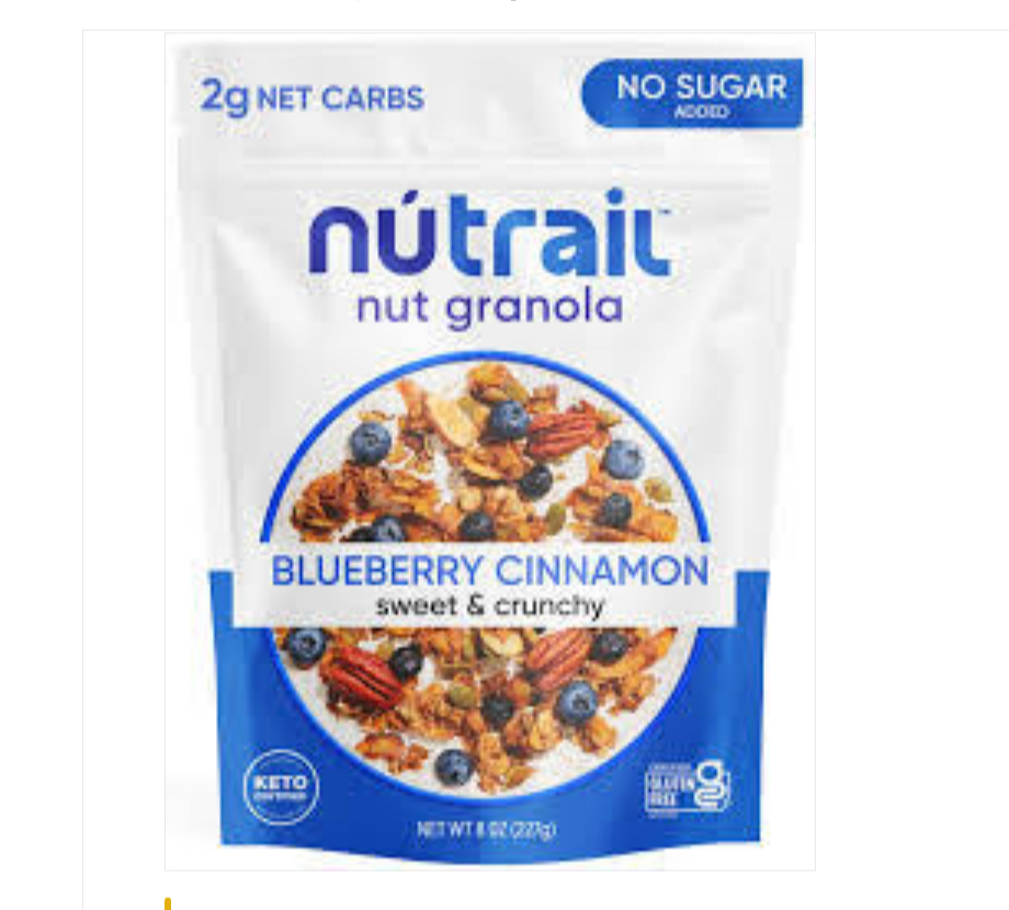 NuTrail Low Carb Keto Nut Granola 22 oz