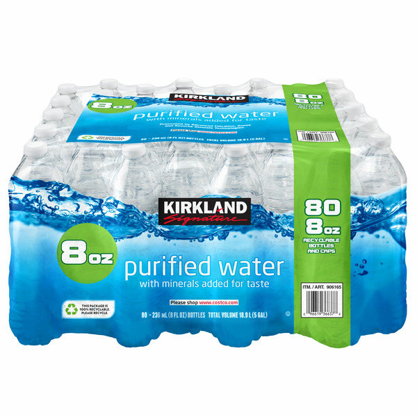Kirkland Signature Drinking Water 80-8 oz