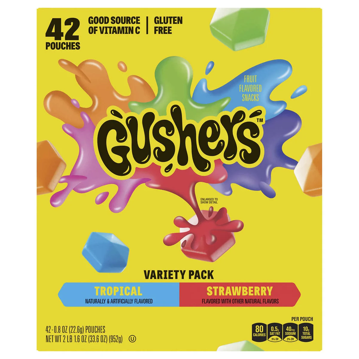 Fruit Gushers Variety 42 ct