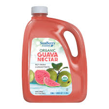 Sunberry Organic Guava Nectar 128 oz