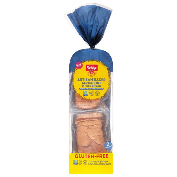 Dr. Schar Gluten Free Artisan White Bread 2-14.1 oz