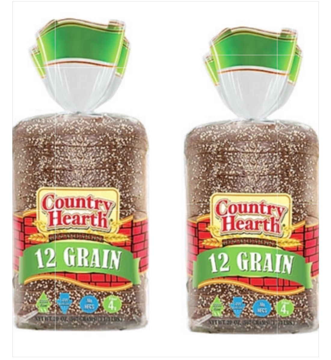 Country Hearth 12 Grain Bread 2-20 oz
