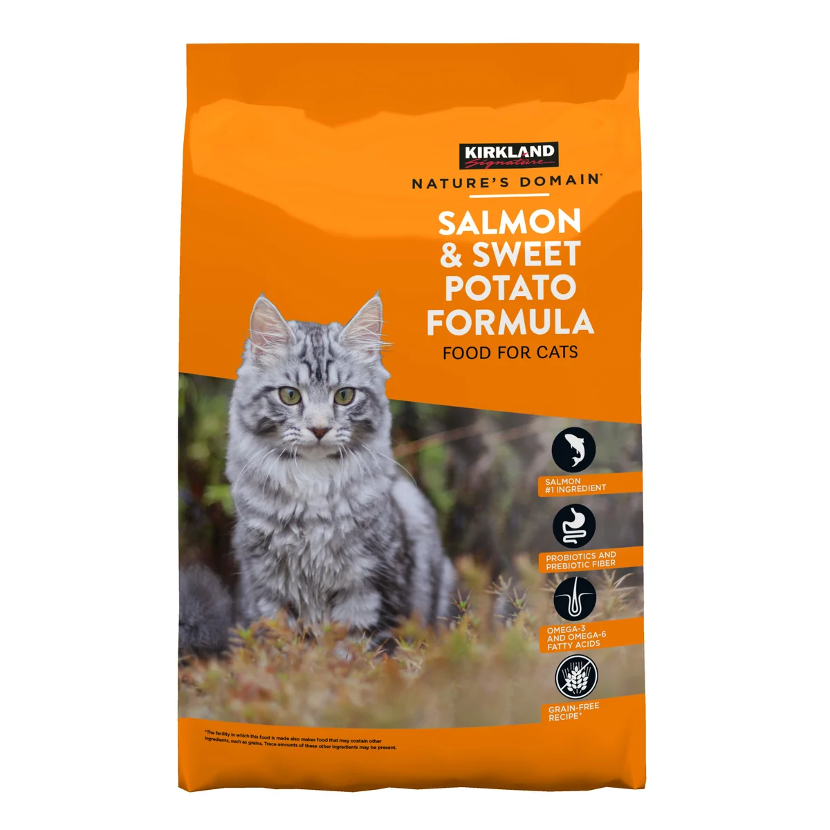 Kirkland Signature Nature’s Domain Salmon & Sweet Potato Cat Food 18 lbs 