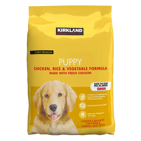 Kirkland Signature Chicken Rive & Vegetables Puppy Food  20 lbs 