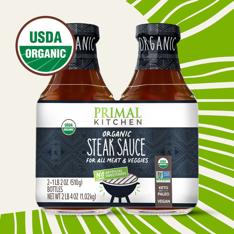Primal Kitchen Organic Steak Sauce 2-16.5 oz