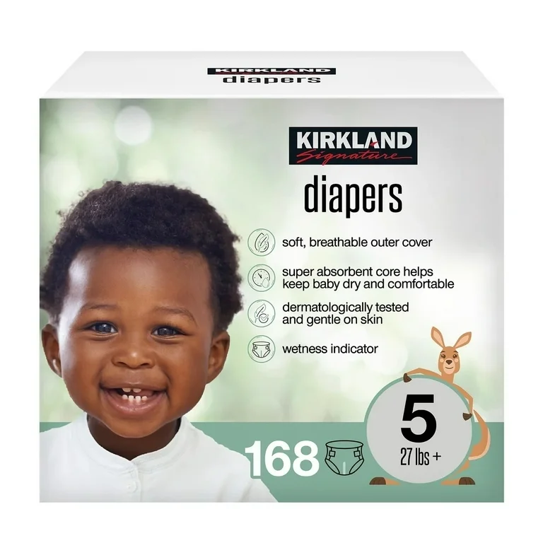 Kirkland Signature Supreme Diapers Size 5 168 ct
