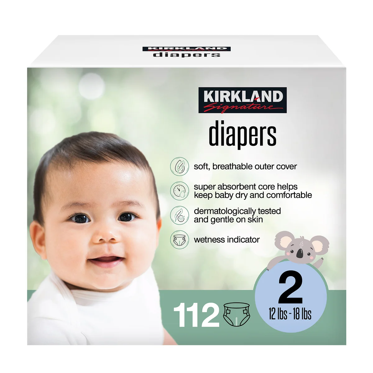 Kirkland Signature Supreme Diapers Size 2 112 ct