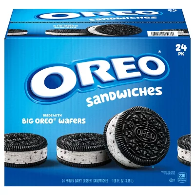 Oreo Ice Cream Sandwiches 24 ct