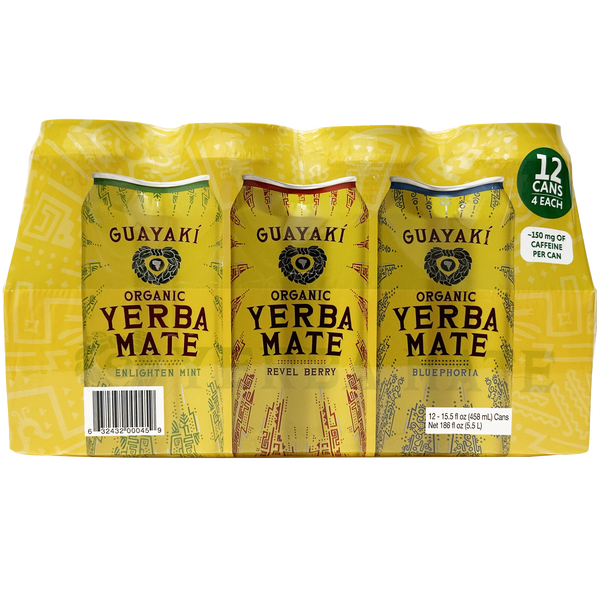 Organic Guayaki Yerba Mate Variety 12-15.5 oz