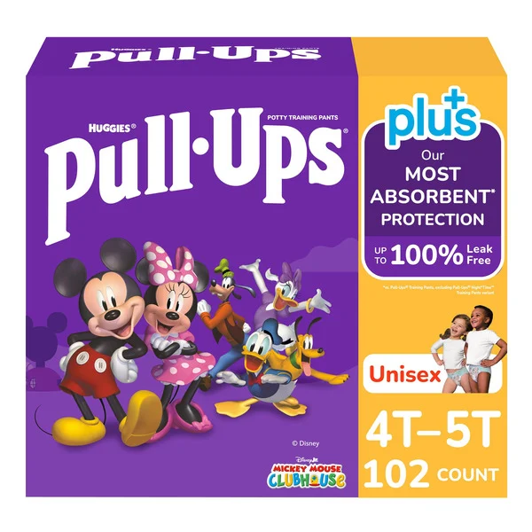 Huggies Plus Unisex Pull Ups Training Pants 4t-5t