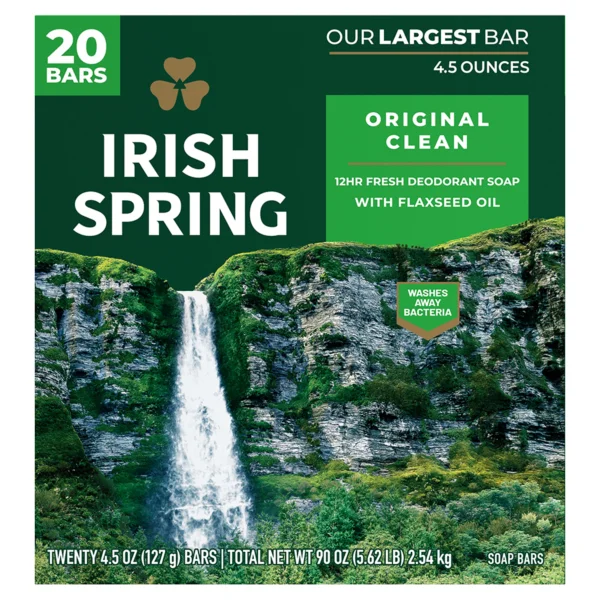 Irish Spring Bar Soap 20-4.5 oz