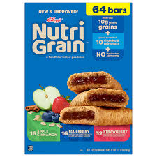 Kellogg's Nutri-Grain Breakfast Bars 64 ct