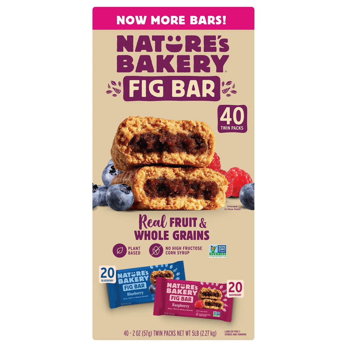 Nature's Bakery Fig Bar Variety Pack 40-2 oz