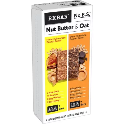 Rx Bar Nut Butter & Oat Protein Bars 14 ct