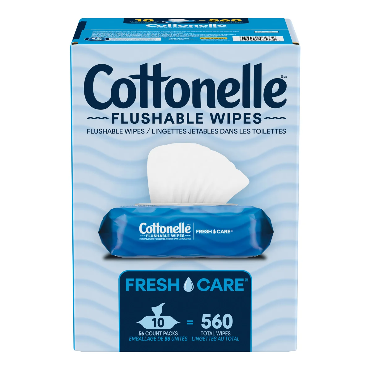 Cottonelle Fresh Care Flushable Wipes 560 Wipes