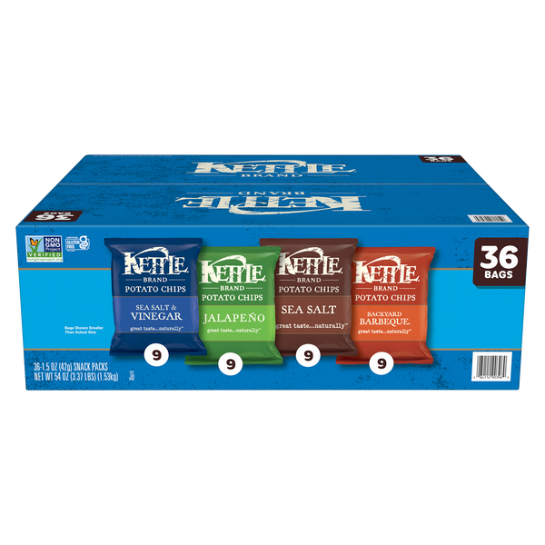 Kettle Brand Variety Pack 36 ct