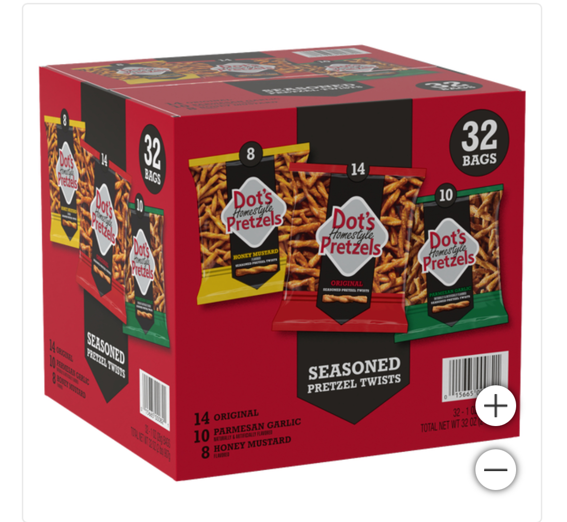 Dot’s Pretzels Variety 32 ct