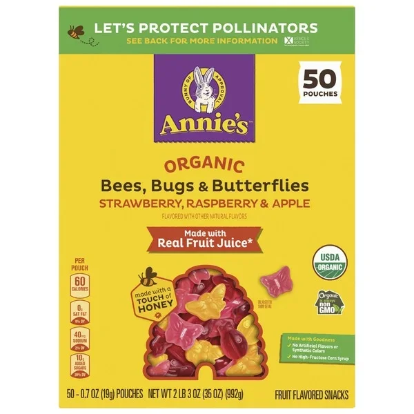 Annie’s Organic Bees, Bugs & Butterflies 50-0.7 oz