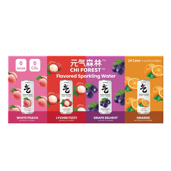 Chi Forest Sparkling Water Variety Pack 24-11.15 oz