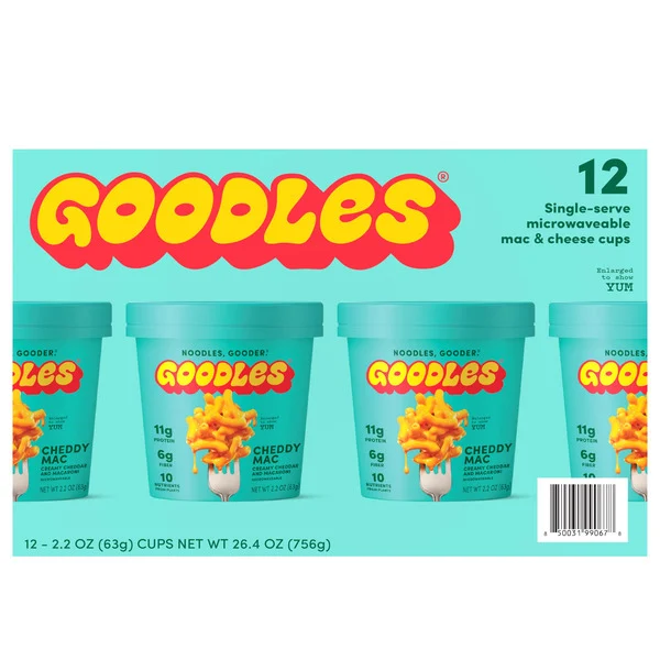 Goodles Cheddy Mac Cups 12-2.2 oz