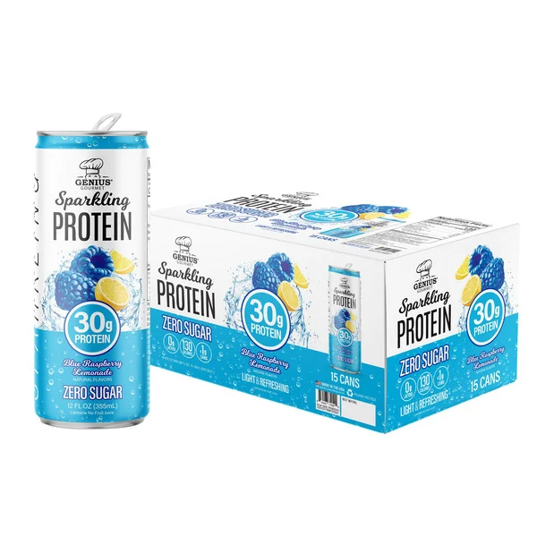Genius Gourmet Clear Protein Drink 15-12 oz