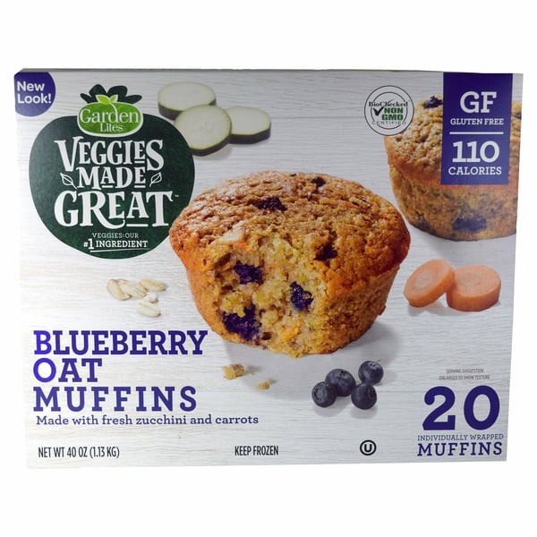 Veggies Made Great Blueberry Oat Muffins 20 ct