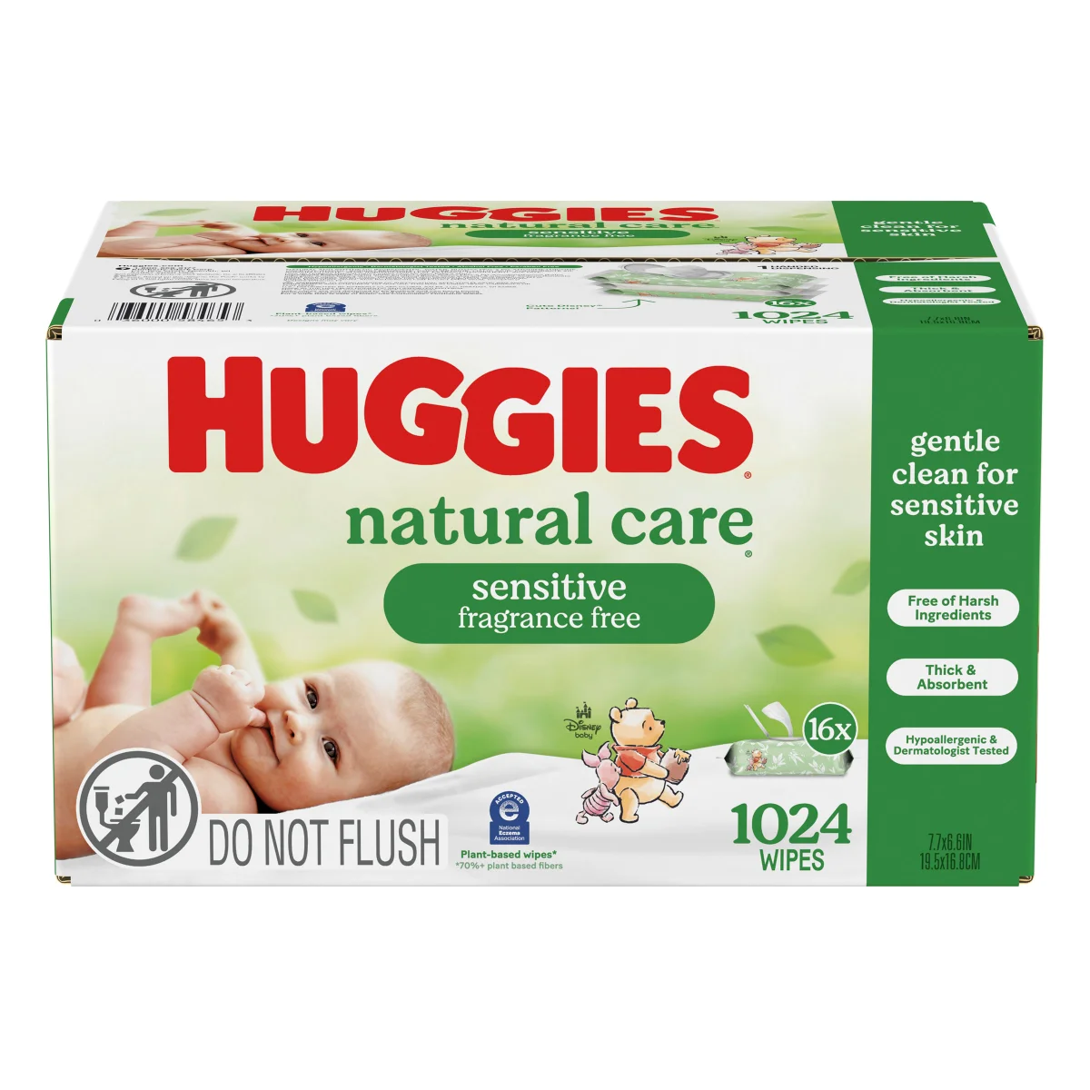 Huggies Natural Care Baby Wipes 1024 ct