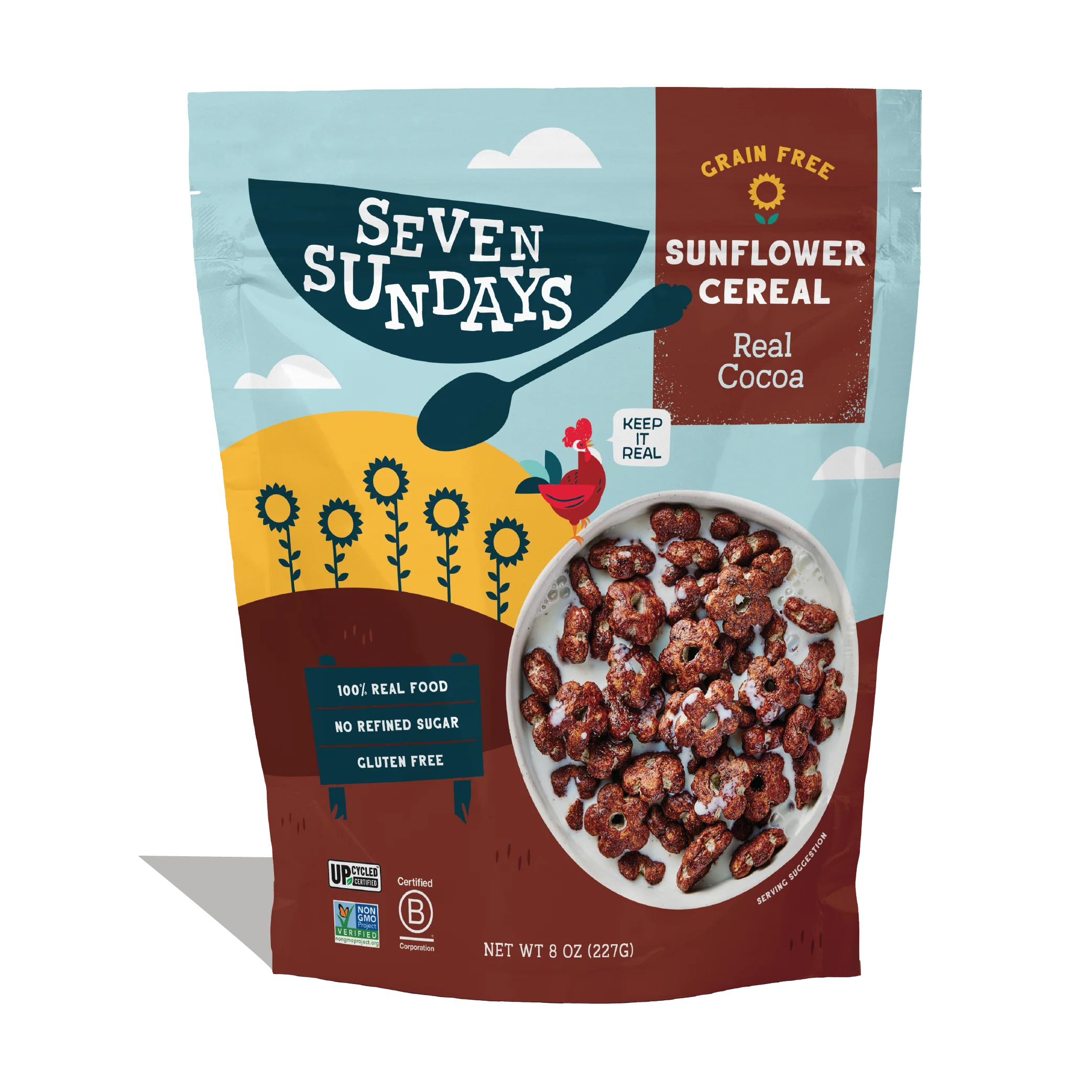 Seven Sundays Real Cocoa Sunflower Cereal 16 oz