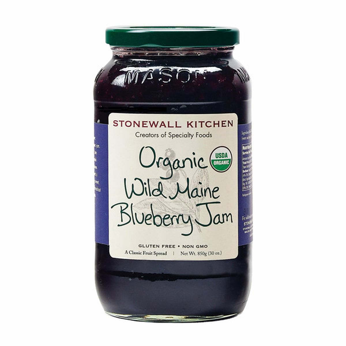 Stonewall Kitchen Organic Blueberry Jam 30 oz