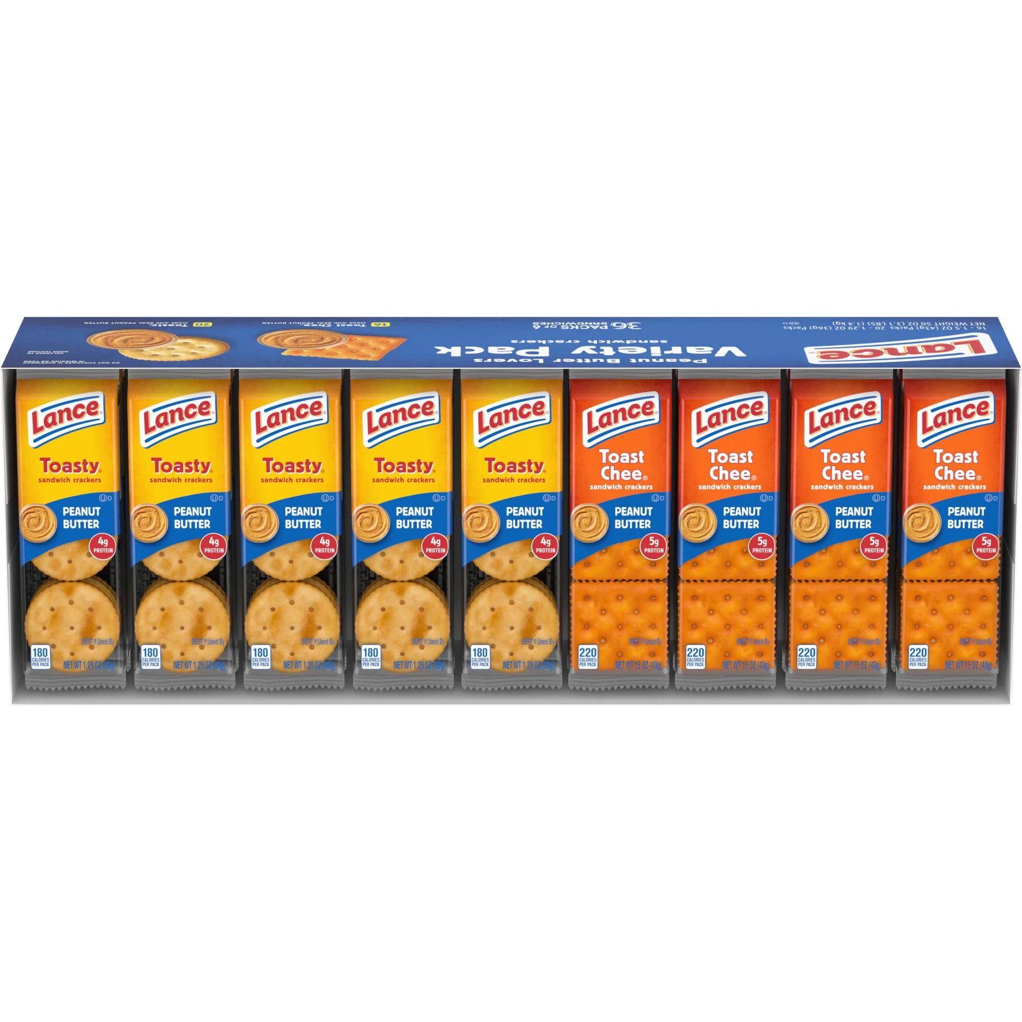 Lance Variety Toast Chee & Toasty 36 ct