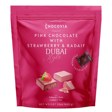 Chocovia Pink Chocolate Dubai Style 22 oz