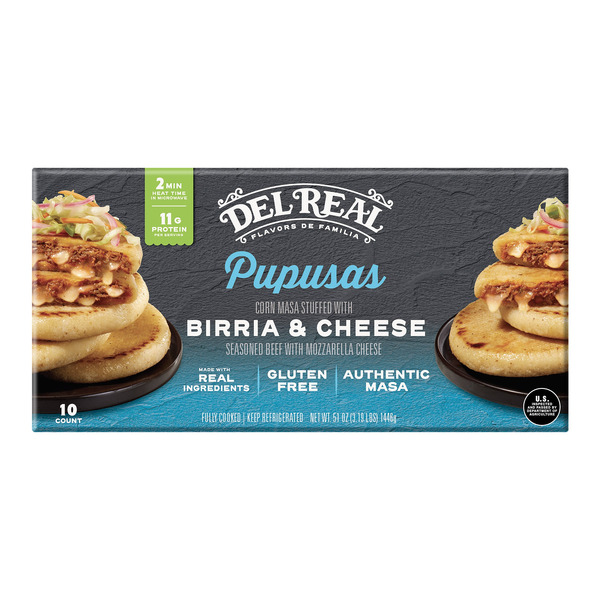 Del Real Birria & Cheese Pupusas 51 oz