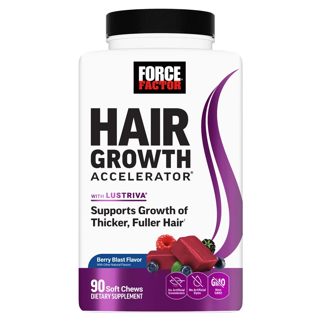 Force Factor Hair Growth Soft Chews 90 ct