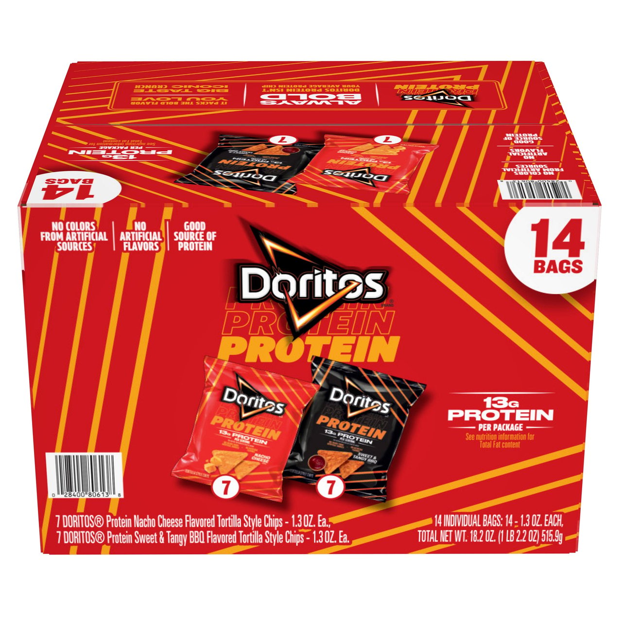 Frito Lay Dorito Protein Variety 14 ct