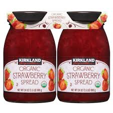 Kirkland Signature Organic Strawberry Spread 2-24 oz