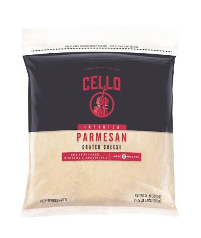 Cello Grated Parmesan Cheese 2-24 oz 