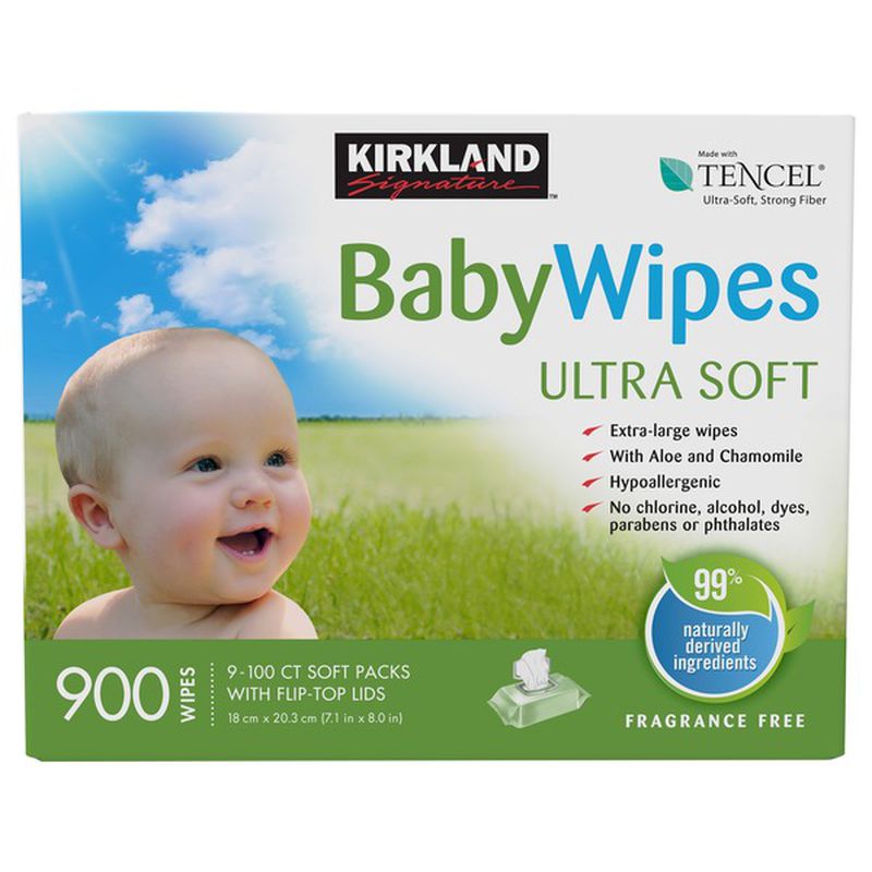 Kirkland Signature Baby Wipes 900 ct