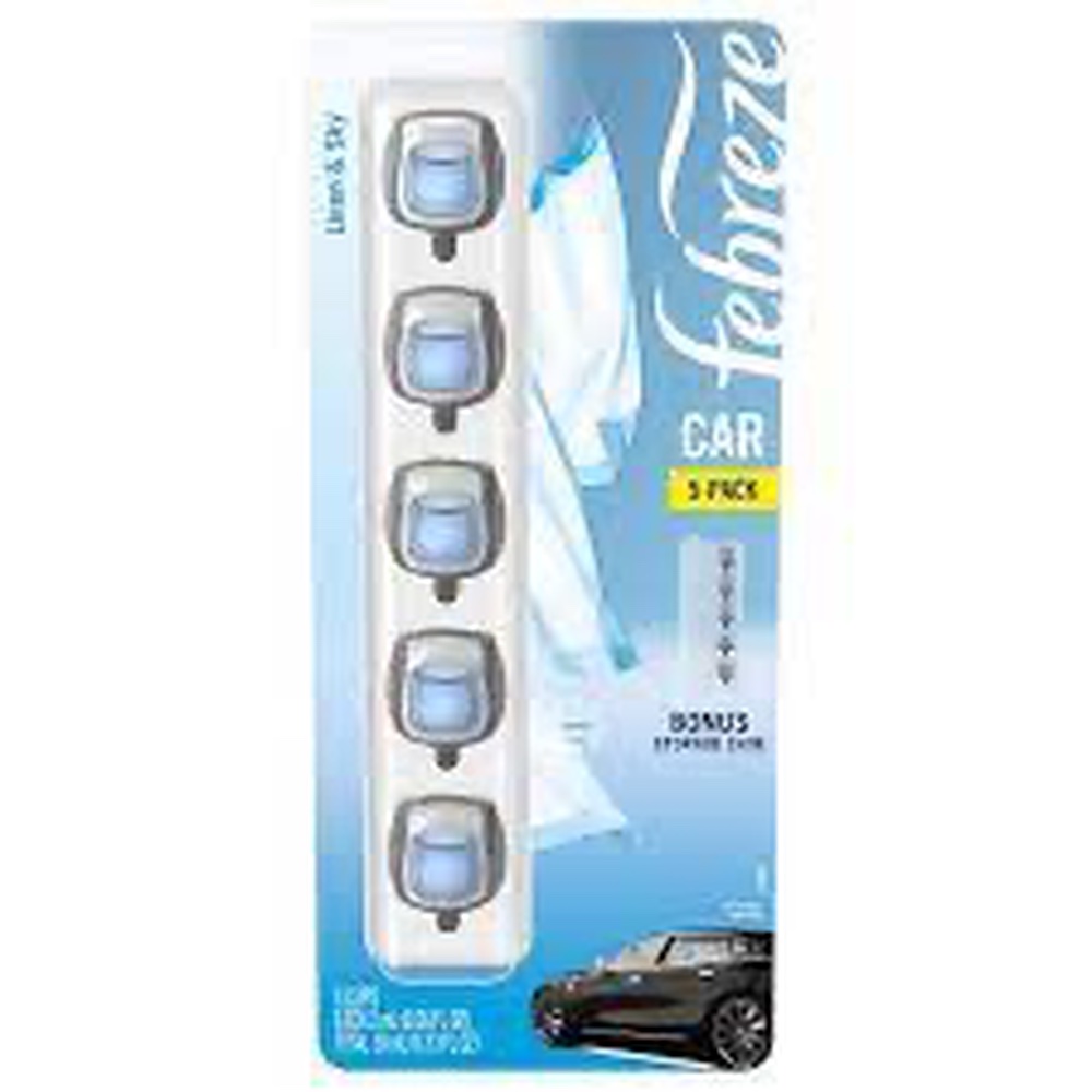 Febreze Air Fresheners Car Air Vent Clips 5 pack