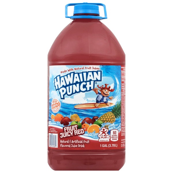 Hawaiian Punch Fruit Juicy Red, 128 oz