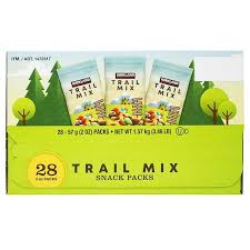 Kirkland Signature Trail Mix Snack Packs with M&Ms 28 ct