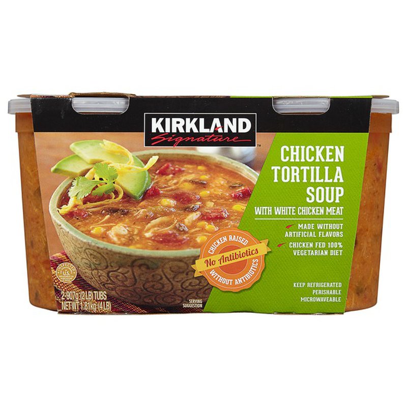 Kirkland Signature Chicken Tortilla Soup 2-32 oz