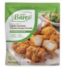 Just Bare Chicken Lightly Breaded Bites 4 lbs
