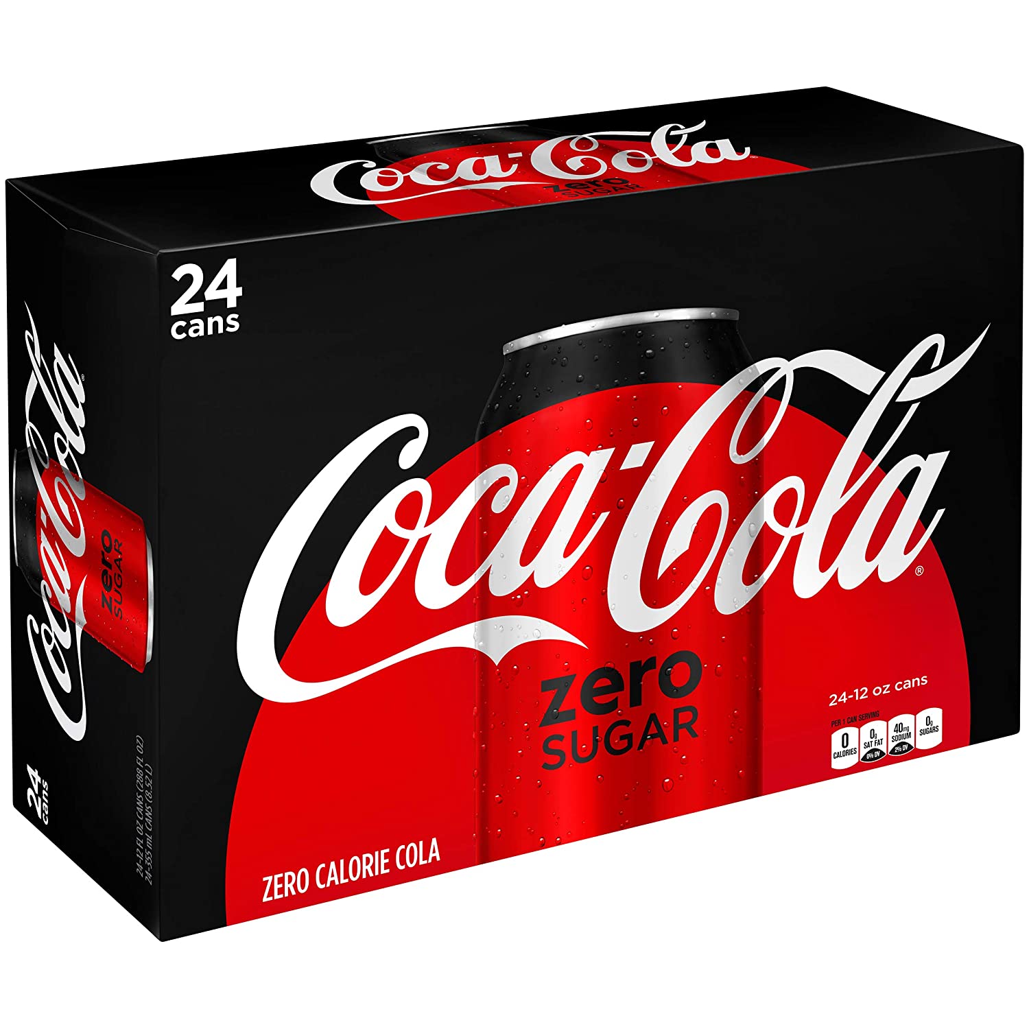 Coke Zero Cans 24-12 oz